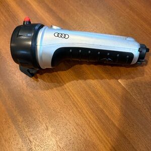 Audi Emergency Hand Crank Flashlight LED Torch AS-IS Parts Repair Collectors